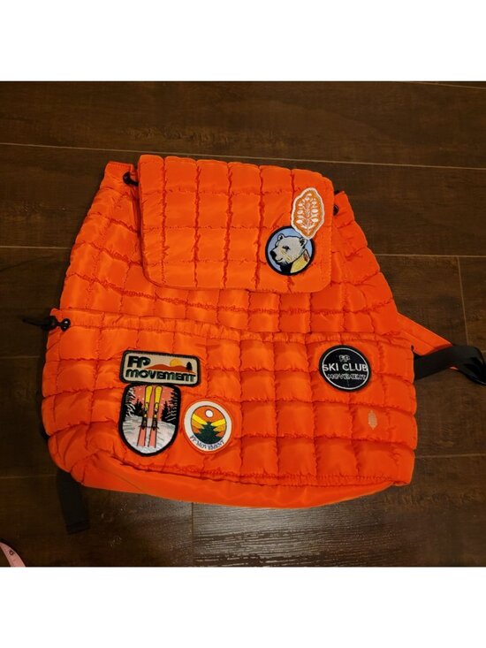Free People Quilted Patch Hiker Backpack Boho Gorpcore Outdoors Travel main image 5